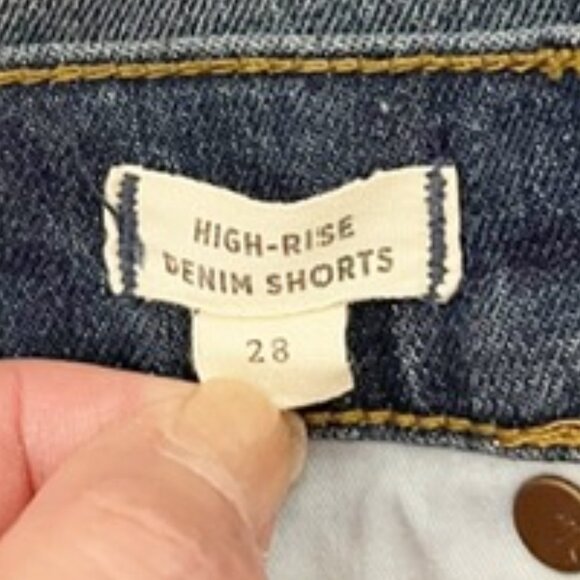 Madewell Size 28 High Rise Denim Shorts - Picture 5 of 9